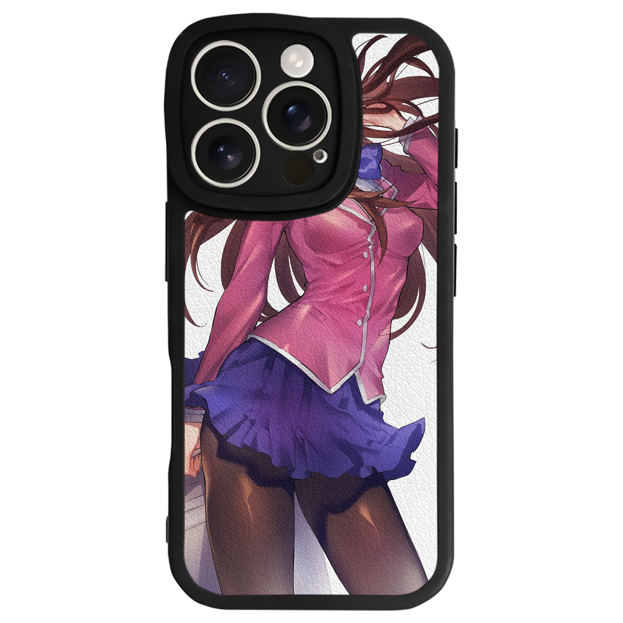 （画像用） 遊☆戯☆王 Yu-Gi-Oh! 【iPhone 16シリーズ対応】シリコンスマホケース（レザー調） 材質：シリコン